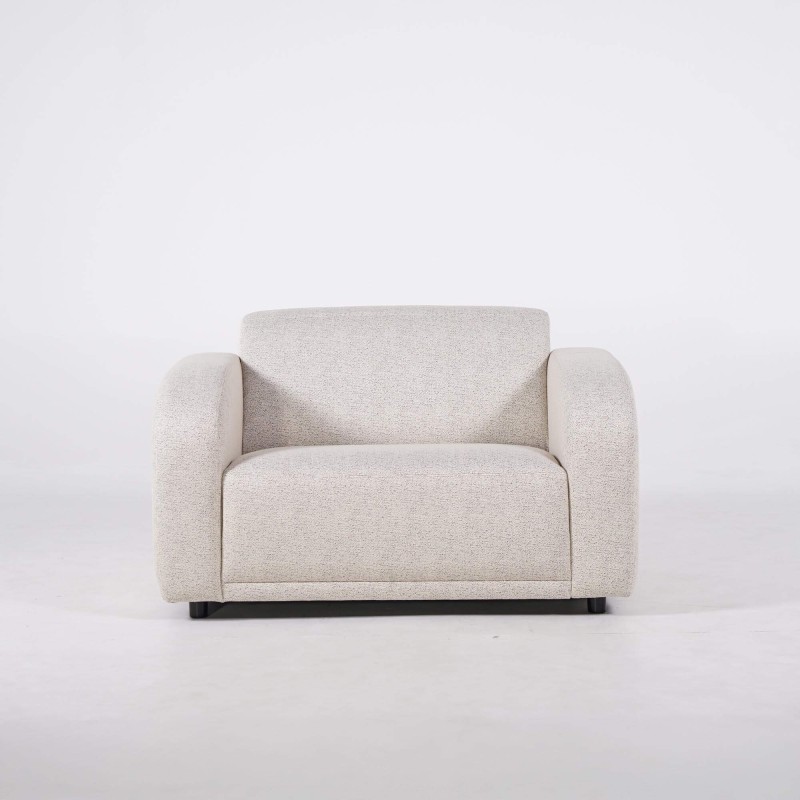 1-zit fauteuil in chenillestof – Syra
