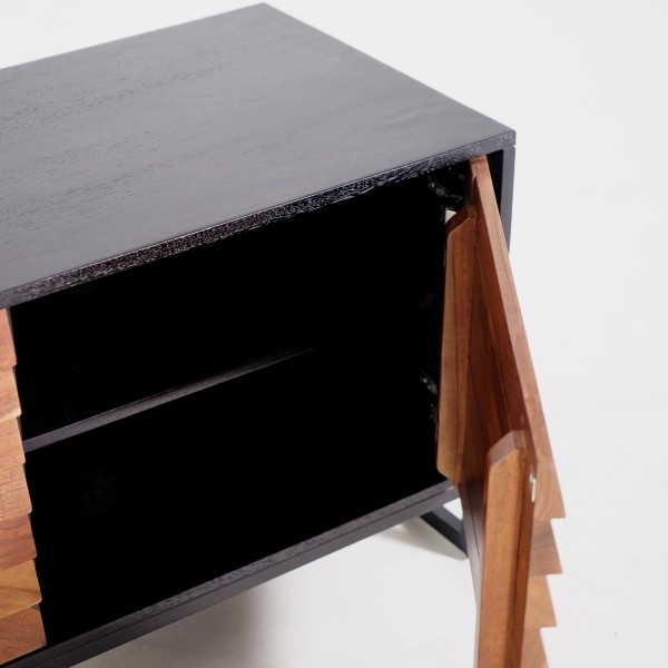 TV-meubel 150 cm van natuurlijk hout - Tamara