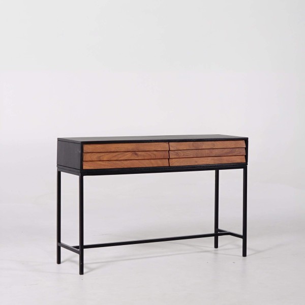 Consoletafel van natuurlijk hout 120cm - Tamara