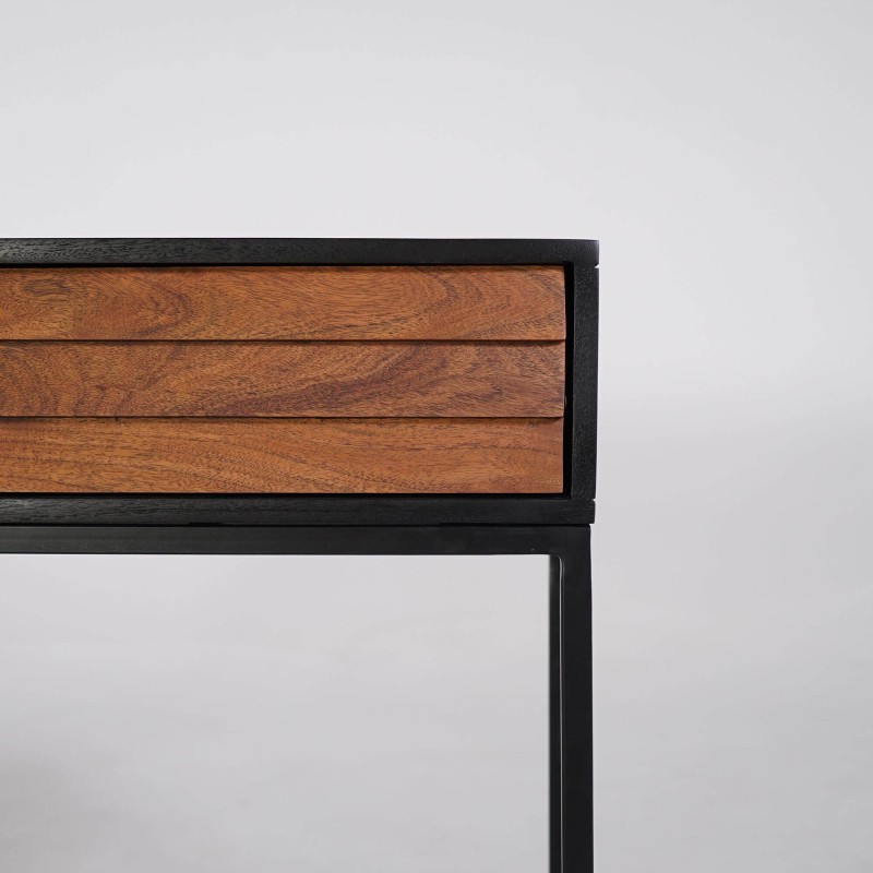 Consoletafel van natuurlijk hout 120cm - Tamara