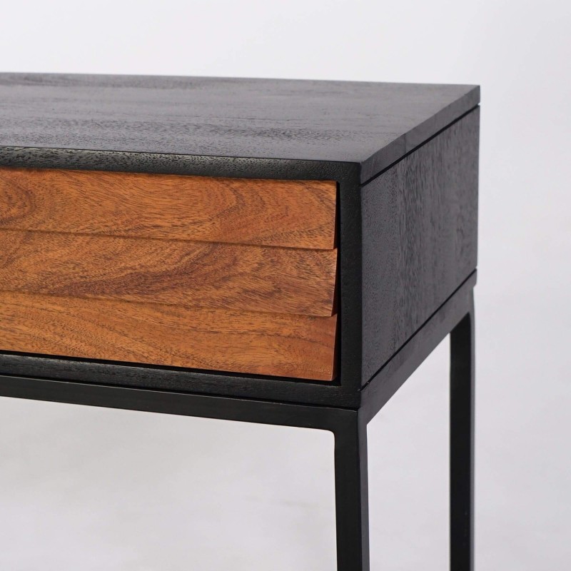 Consoletafel van natuurlijk hout 120cm - Tamara