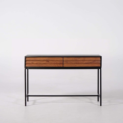 Consoletafel van natuurlijk hout 120cm - Tamara