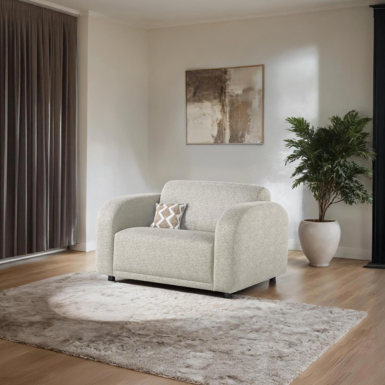 1-zit fauteuil in chenillestof – Syra