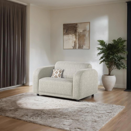1-zit fauteuil in chenillestof – Syra
