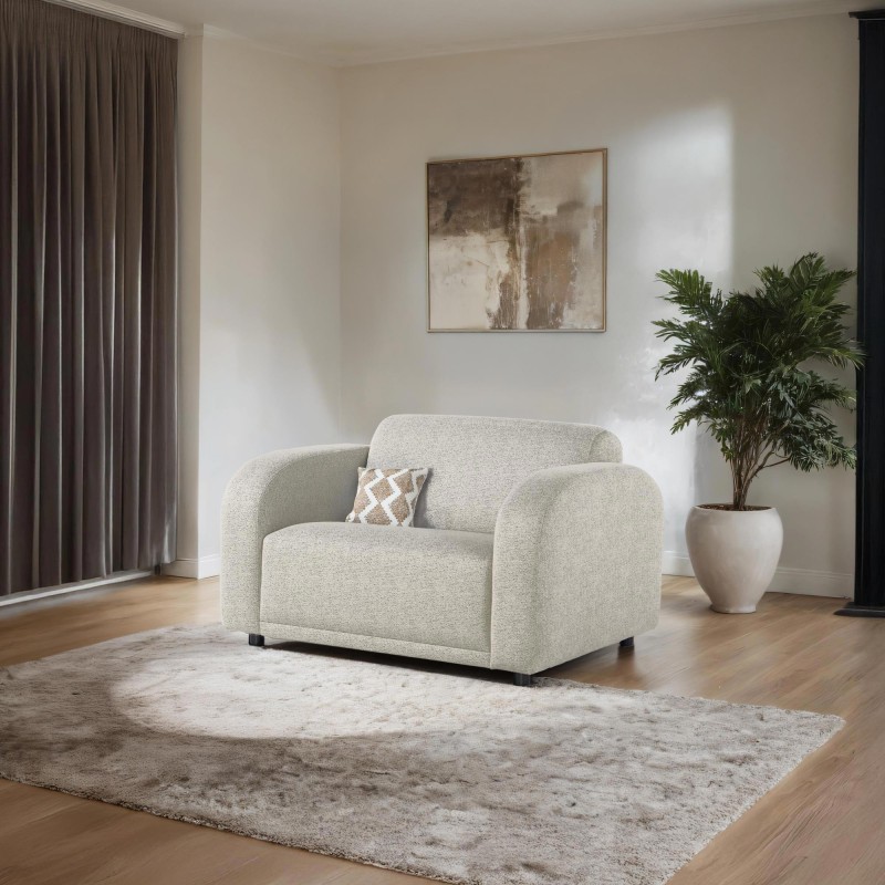 1-zit fauteuil in chenillestof – Syra