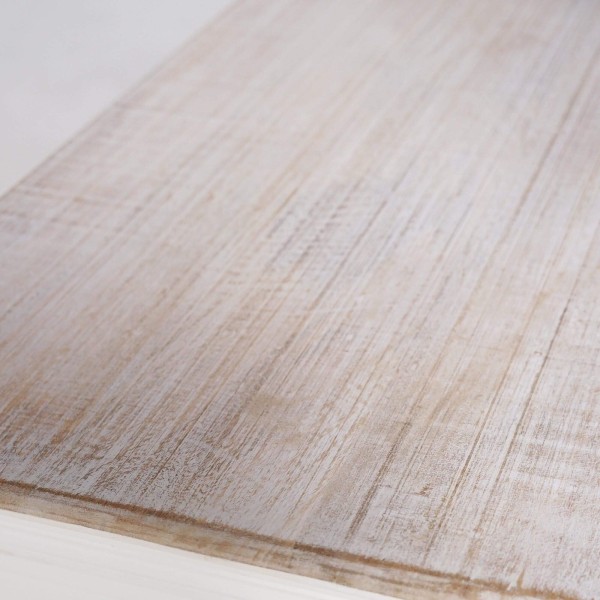 Wit dressoir in natuurlijk hout – Sea side