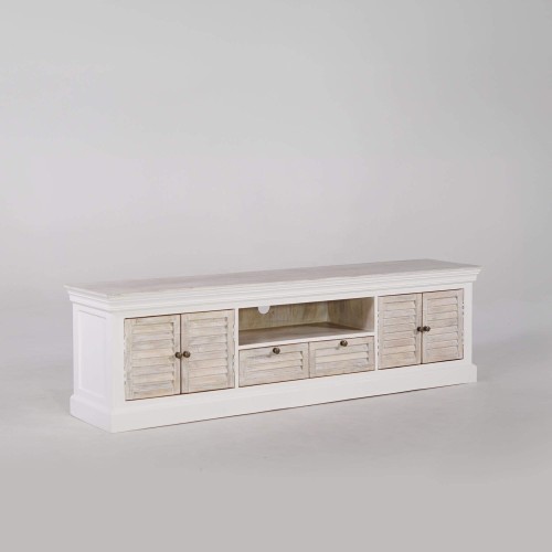 TV-meubel hout en wit 190 cm – Sea side