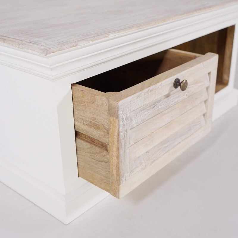 Salontafel in naturel wit hout - Sea side