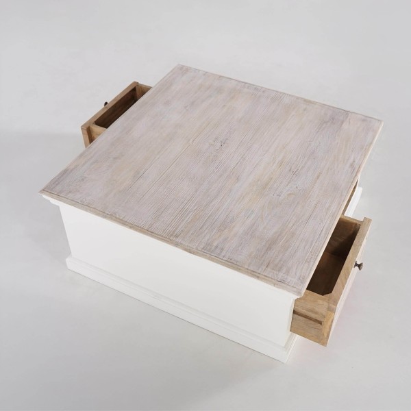 Salontafel in naturel wit hout - Sea side
