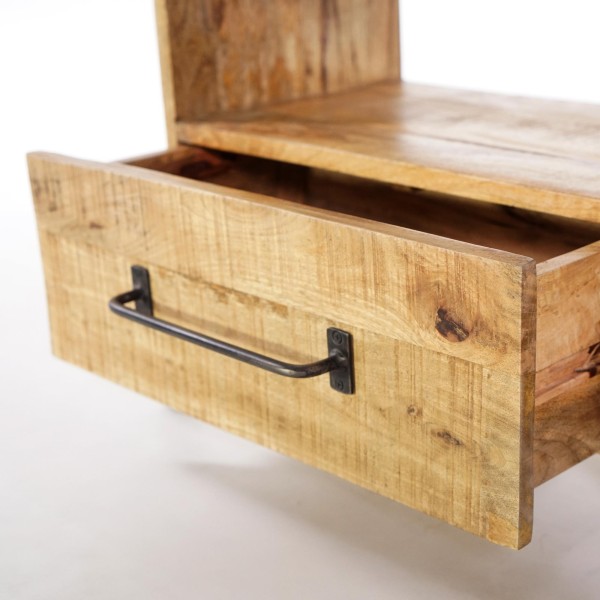 TV meubel hout en metaal 120 cm - Retro Archi