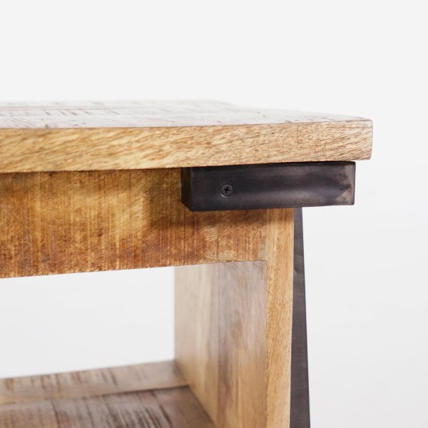 TV meubel hout en metaal 120 cm - Retro Archi