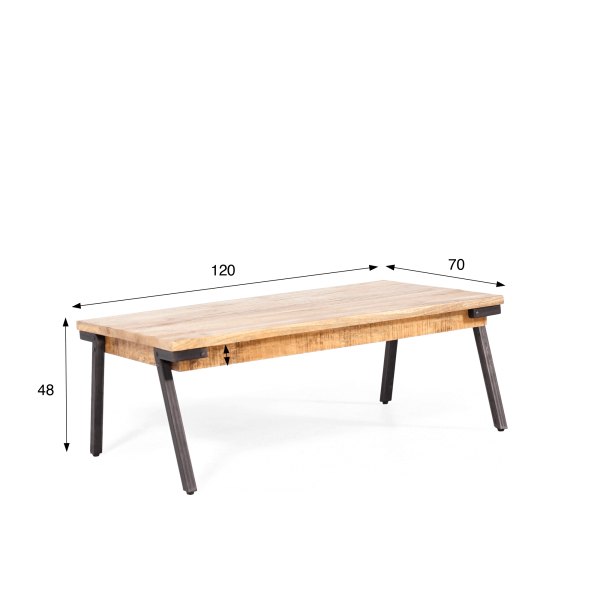 Vintage lage tafel - Retro Archi