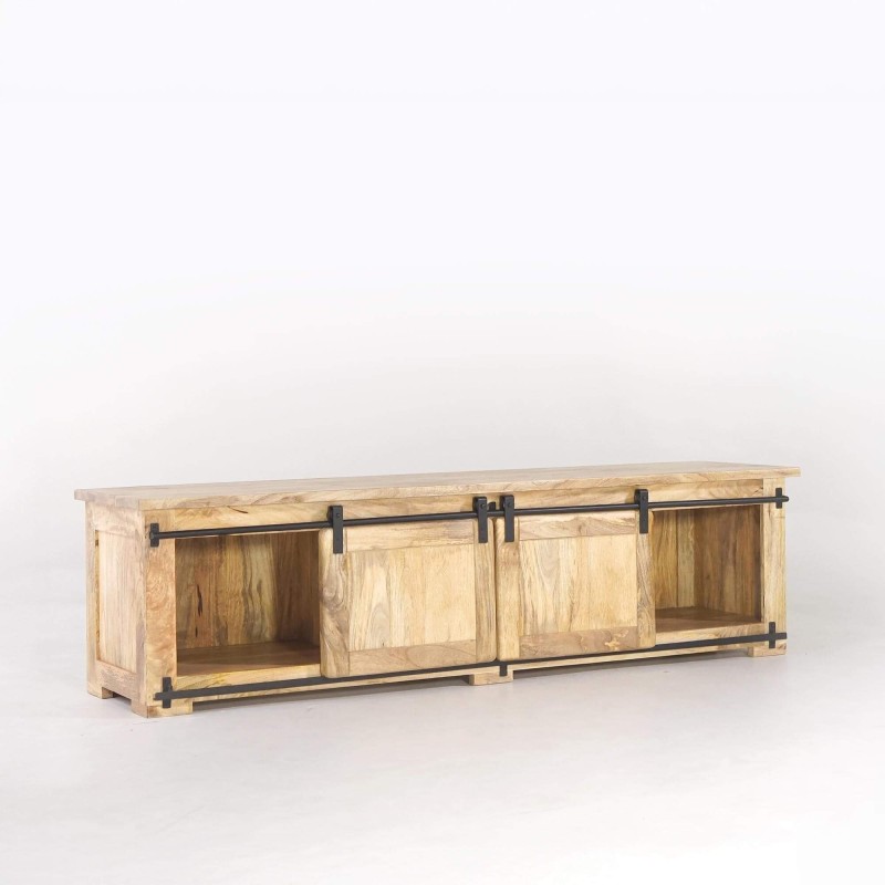 Industriële tv-meubel 180 cm met 4 lades - Paris