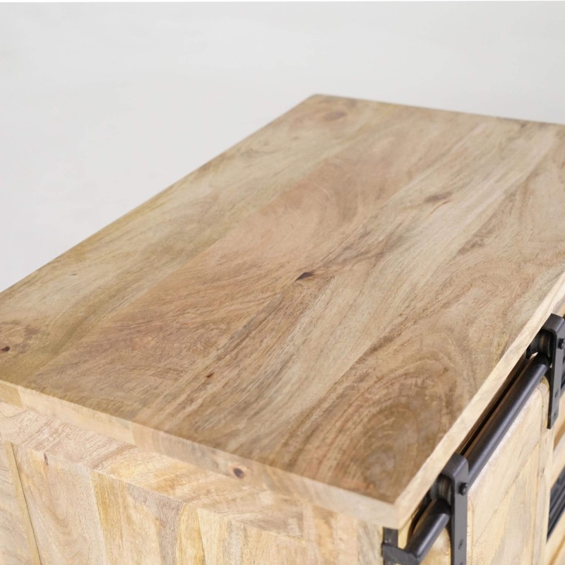 Industriële dressoir van massief hout 70 cm – Paris