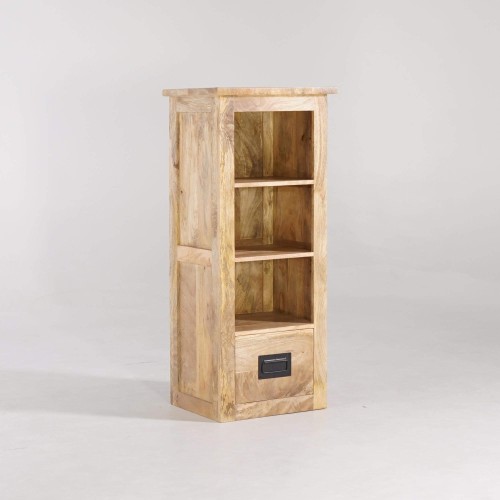 Kolomkast voor de badkamer in hout en metaal – Paris