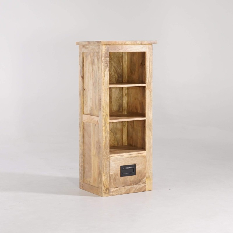 Kolomkast voor de badkamer in hout en metaal – Paris