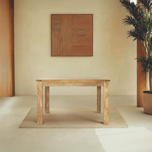 Vierkante eettafel in massief hout - Paris