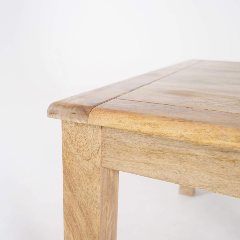 Vierkante eettafel in massief hout - Paris