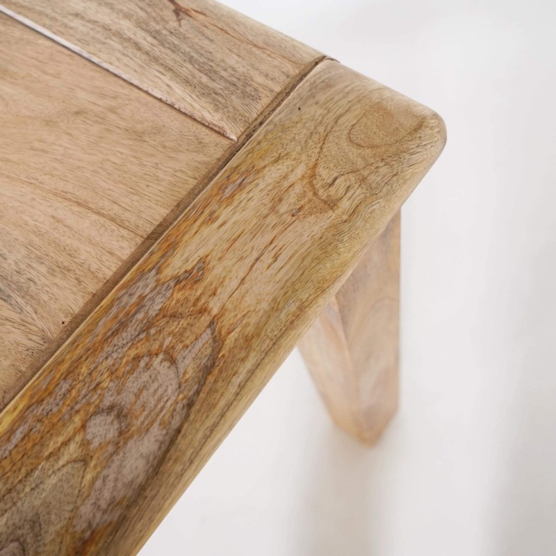 Vierkante eettafel in massief hout - Paris