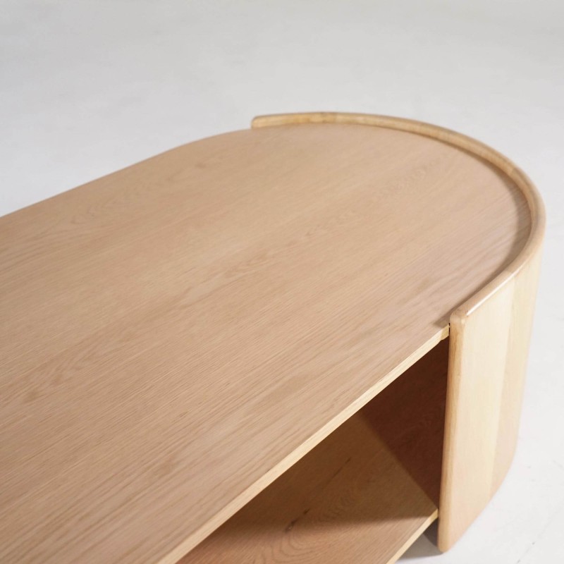 Salontafel in massief eikenhout 110 cm - Lago