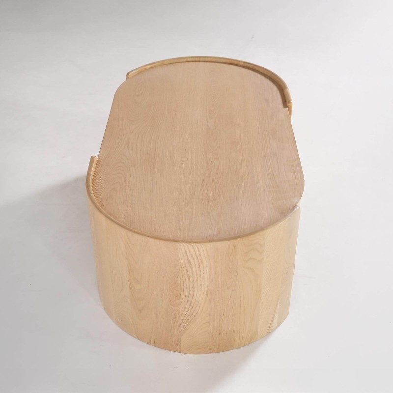 Salontafel in massief eikenhout 110 cm - Lago