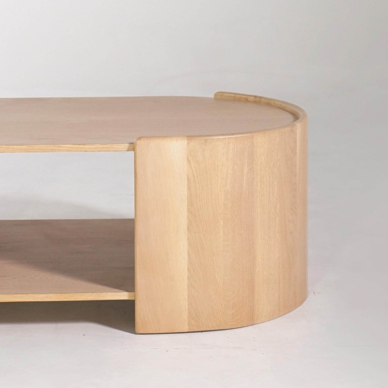Salontafel in massief eikenhout 110 cm - Lago