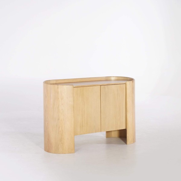 Buffet in massief eikenhout 2 deuren 110 cm - Lago