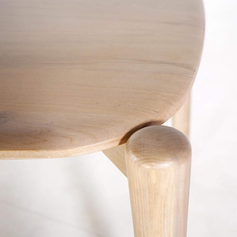 Eettafel in massief eikenhout 180 cm