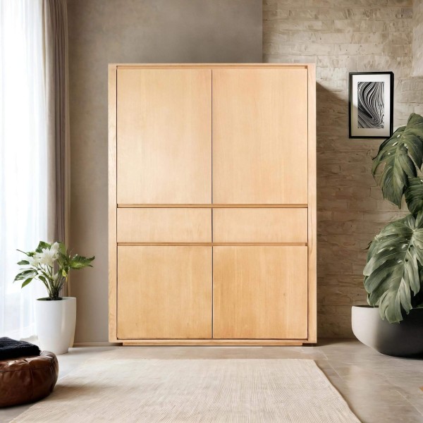 Buffetkast in naturel eikenhout 120 cm - Yseult