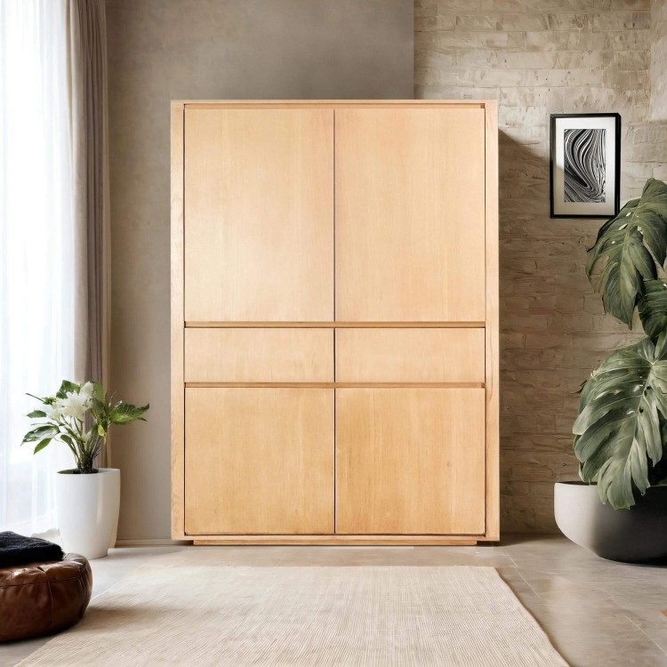 Buffetkast in naturel eikenhout 120 cm - Yseult