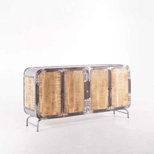 4 deurs industrieel dressoir Manchester