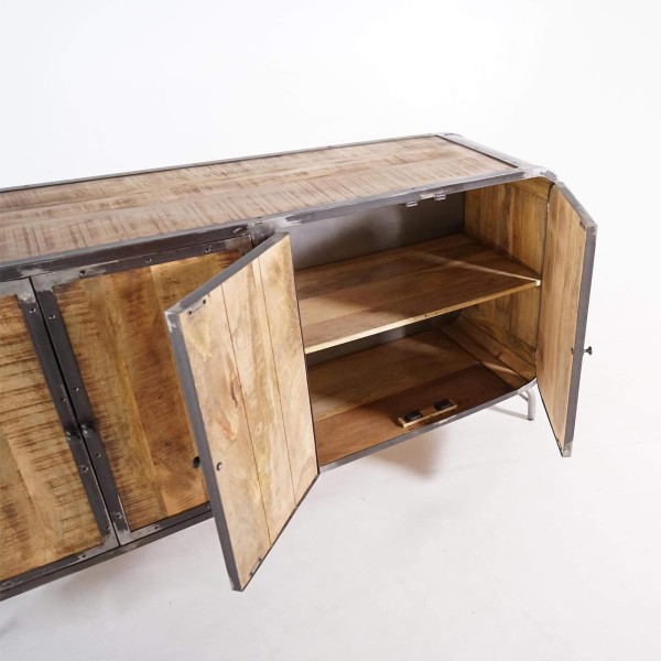 4 deurs industrieel dressoir Manchester