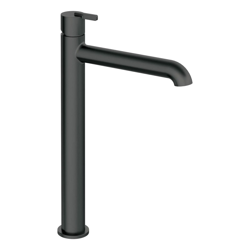 Kraan voor opbouwwaskom met thermostatische mengkraan Silia, Nero