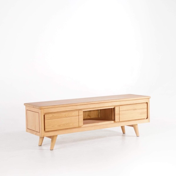 Tv-meubel in massief hout 140 cm - Pragati