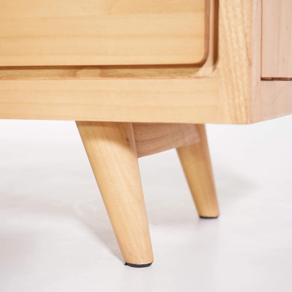 Tv-meubel in massief hout 140 cm - Pragati