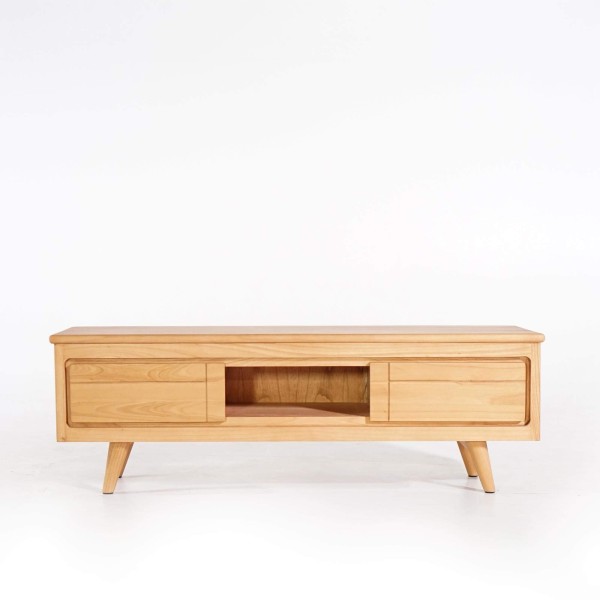 Tv-meubel in massief hout 140 cm - Pragati