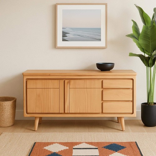 Buffet in massief hout 150 cm - Pragati