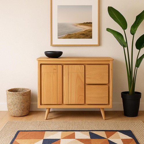Houten dressoir 105 cm - Pragati