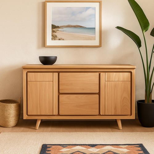 Massief houten dressoir 150 cm - Pragati