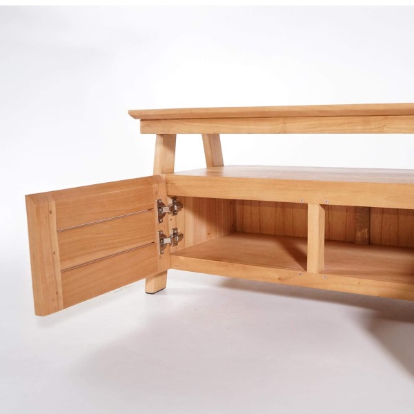 TV-meubel 150 cm in natuurlijk hout - Nandini