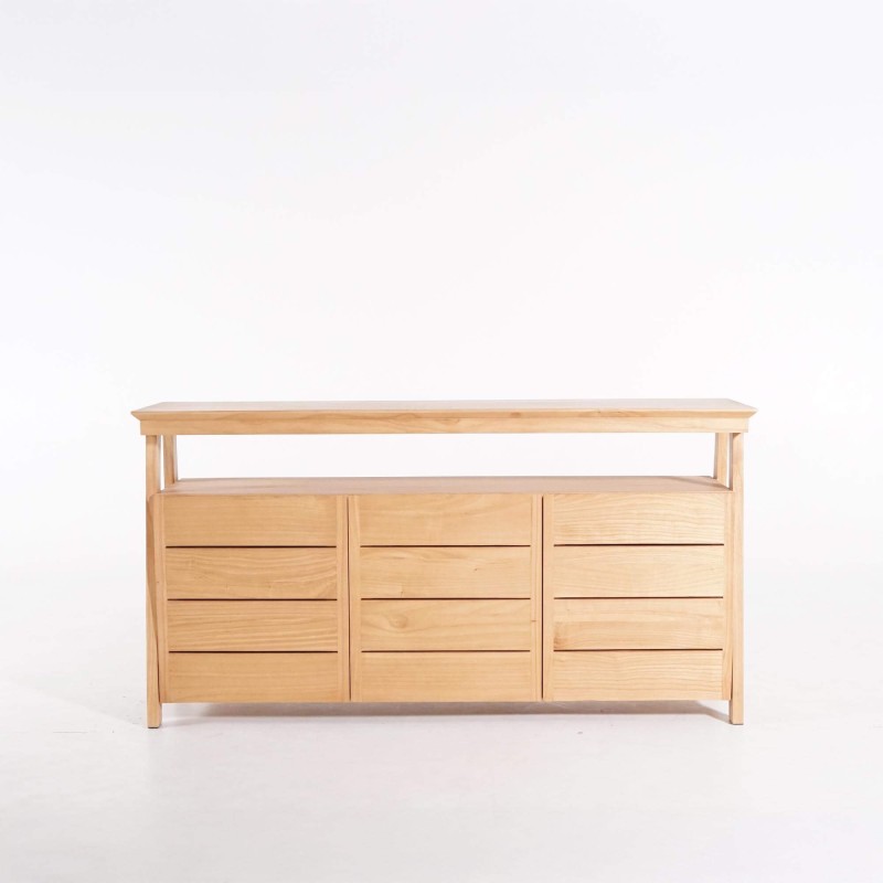 Buffet in natuurlijk hout - Nandini