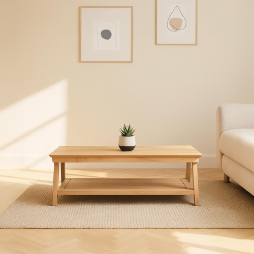 Salontafel in natuurlijk hout – Nandini
