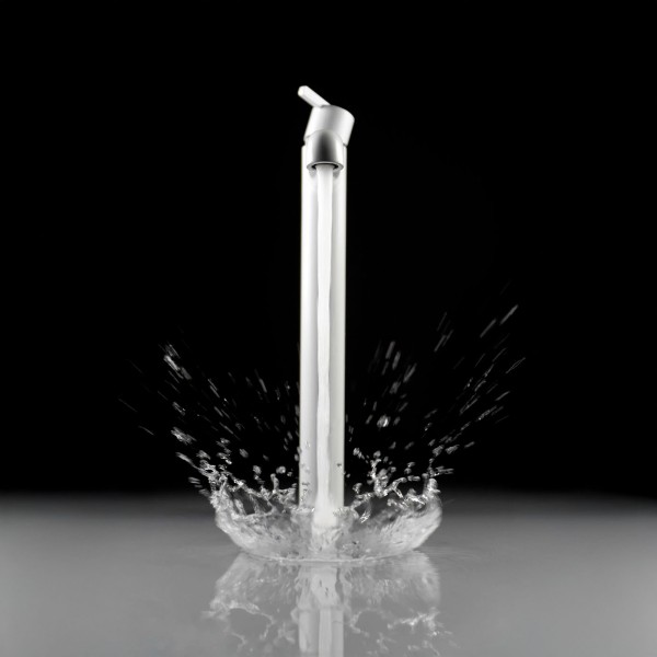 Opbouw wastafelkraan met thermostatische mengkraan Silia, Bianco