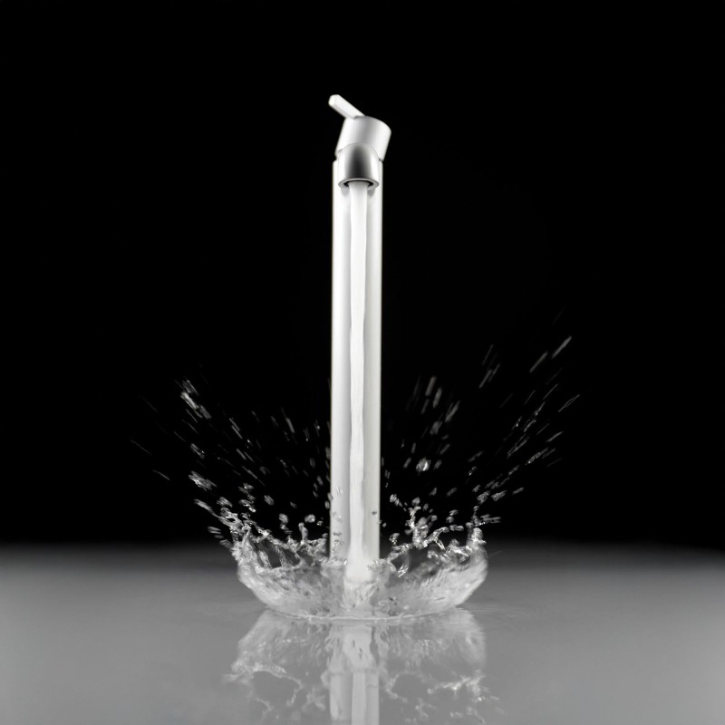 Opbouw wastafelkraan met thermostatische mengkraan Silia, Bianco