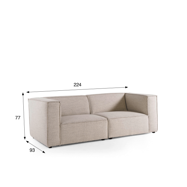 Moderne 3-zitsbank - Isla