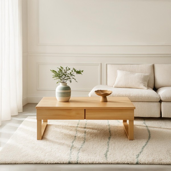 Massief houten salontafel – Satya