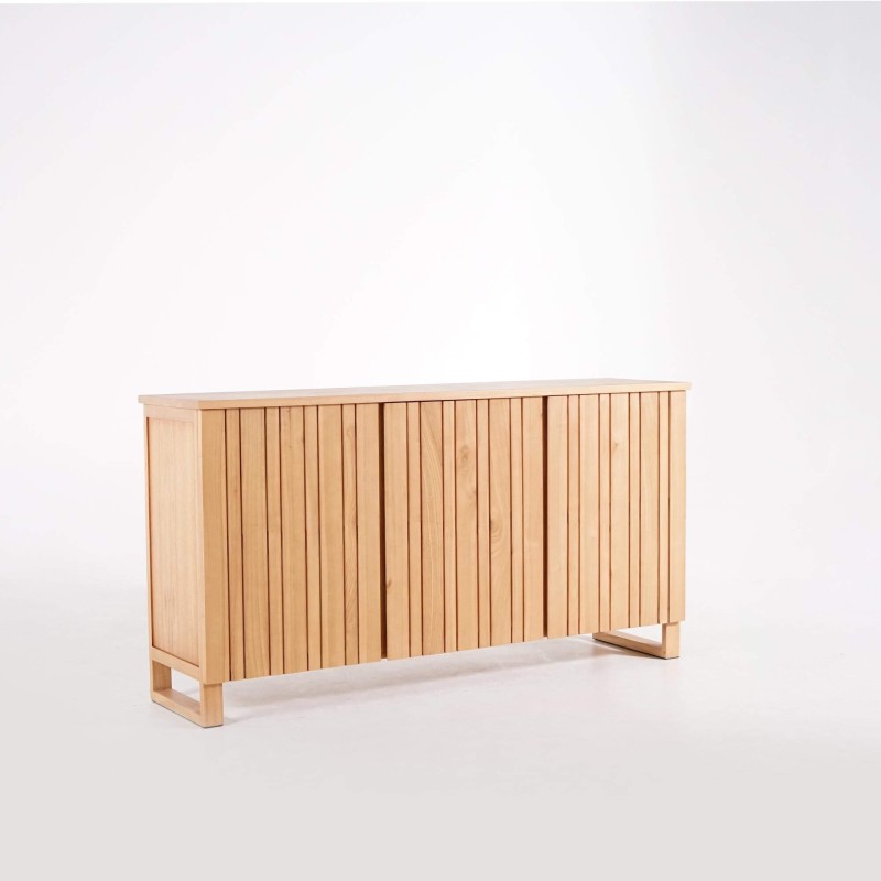 Enfilade in massief hout, 3 deuren, 170 cm – Satya