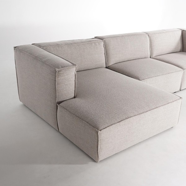 Canapé met linkerchaise longue, 3-zits – Isla