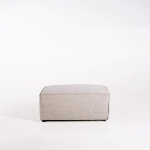 Pouf in chenille-stof – Isla