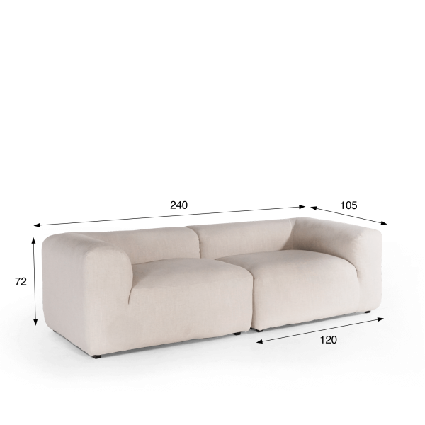 Moderne 3-zits sofa – Odea